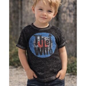 The Who Band T-Shirt Youth 3T | Distressed Burnout Graphic Tee | Rock Band Shirt